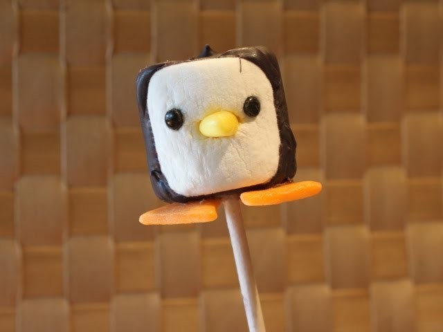 Marshmallow Penguin Pop or Decoration by SparkedIdeas