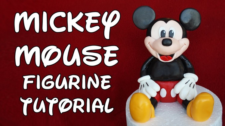 Mickey Mouse Figurine Cake Topper Tutorial - How To