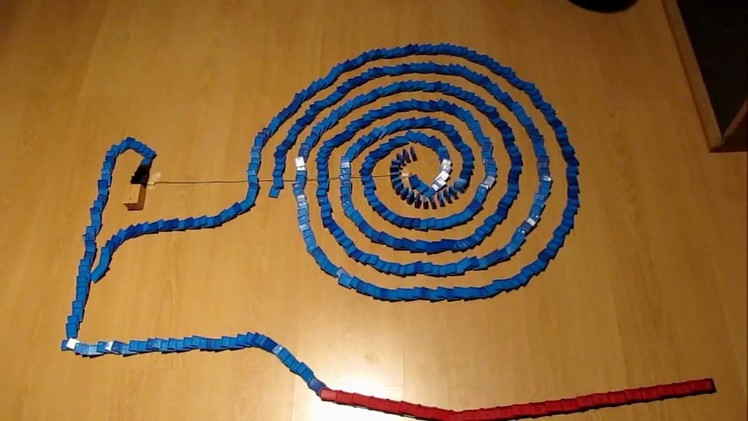 New domino spiral technique and 400 subscribers extras