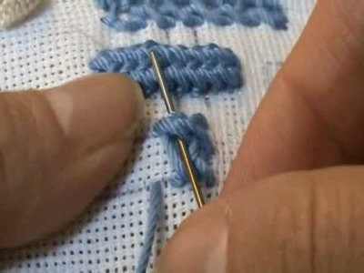 Plaited Braid Stitch - Elizabethan Embroidery - Right Handed Method !