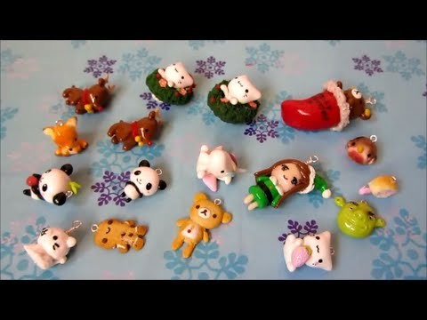 Polymer Clay Charm Update #7! - More Christmas Charms, Kawaii Animals And More!