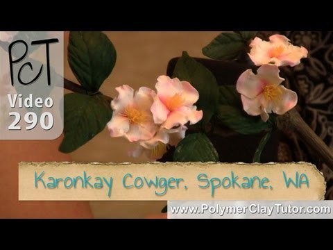 Polymer Clay Flowers | Karonkay Cowger | Spokane Washington