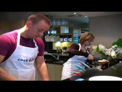 Sam and Amy cook healthy breakfast.wmv