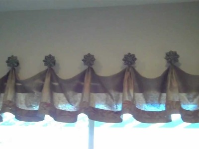 Turn a Scarf  into an Amazing Valance