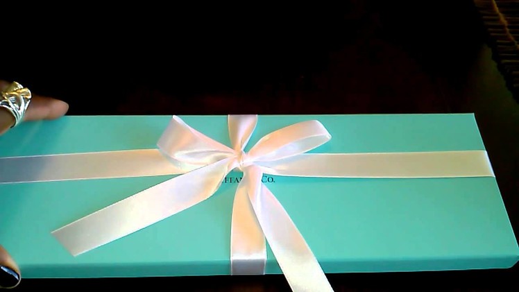 Unboxing: Tiffany & Co. Pearl Silk Ribbon Scarf.Bandeau.Twilly