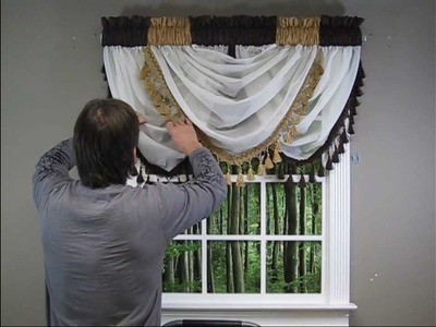 Waterfall Valance - How to Hang