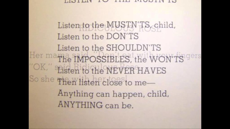 100 Books You Must Read - #97 - Where The Sidewalk Ends by Shel Silverstein