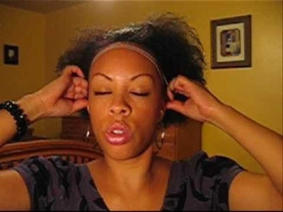3. Natural Hair: Curly.Afro Puff Hair That Stay In Place All Day!
