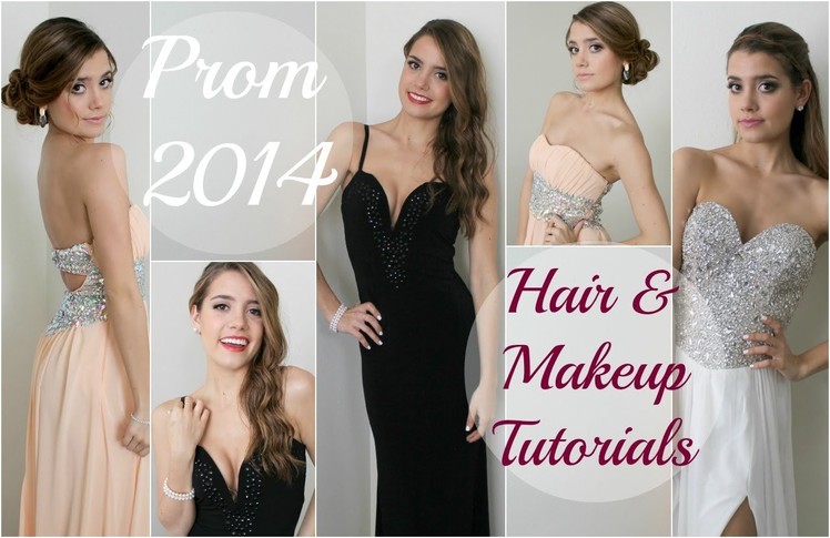 3 Prom Styles | Hair & Makeup Tutorials!