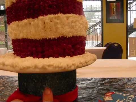Cake Decorating : Cat In The Hat Cake  Custom Decorated Cakes
