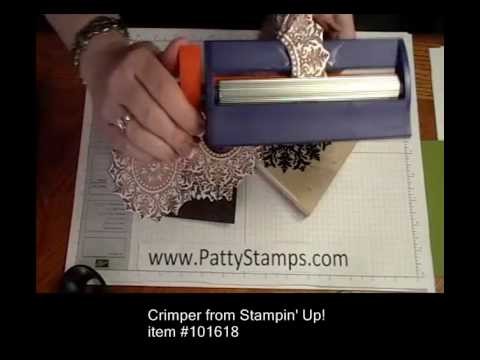 Creating Paper Lace with the Stampin' Up! Medallion stamp