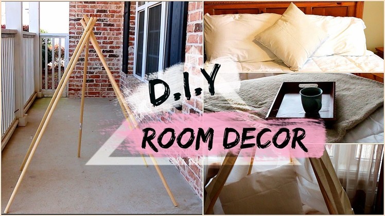 D.I.Y.  Room Decor | Tumblr Inspired Modern Chic
