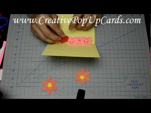 Easy Mother's Day Pop Up Card Tutorial