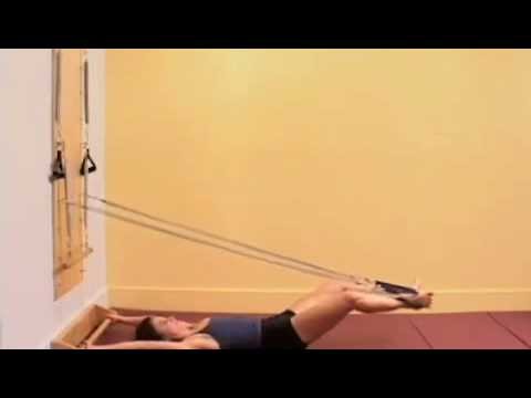 Ellie Herman demonstrates Levitation on the Pilates Springboard