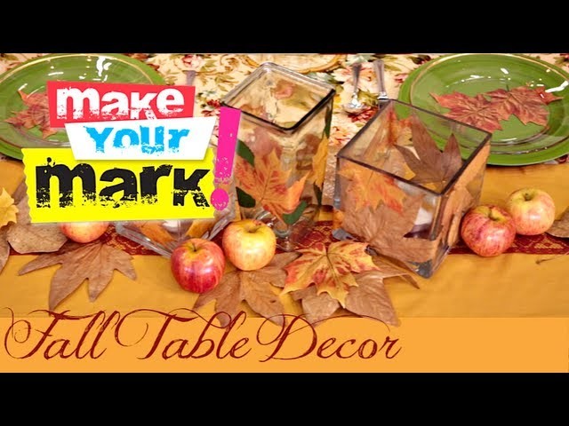Fall Table Setting Ideas!