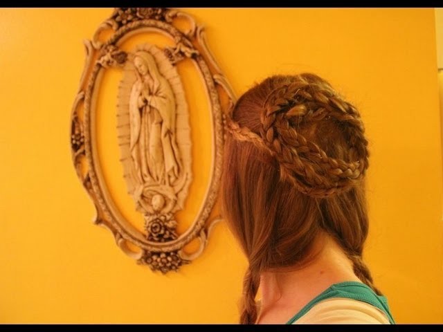 Game of Thrones Hair: Medieval Braided Hair Wreath, Inspired by The Lady of The Vale, Lysa Arryn.