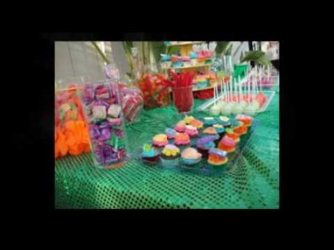 Hawaiian Birthday  Lua Dessert Bar & Candy Buffet Bar- OC Housewife Turns 30!