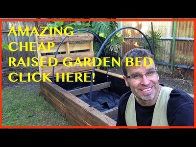 How to Build a Raised Garden Bed. THE ULTIMATE Pallet Wood Vegetable Garden.