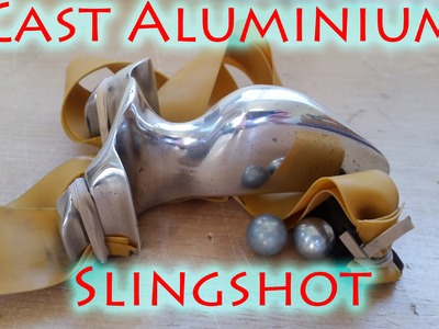 How To Cast a Full Aluminium Slingshot Using Lost Foam Casting at Home