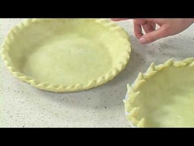 How to Crimp Decorative Pie Crusts