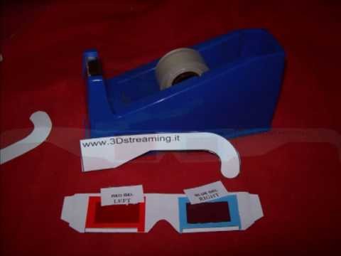 How to make 3D Glasses by yourself - Anaglyph - by 3Dstreaming.it