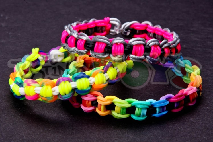 How to Make a Bicycle Chain Rainbow Loom Bracelet