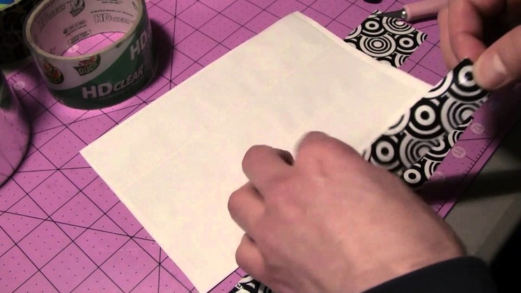 How to make a Duct tape Whiteboard!