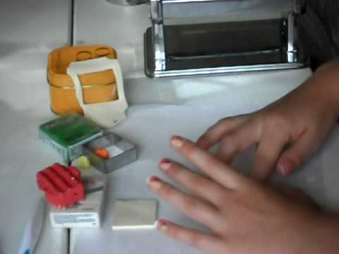 How to make a polymer clay sandwich for AG dolls Part 1