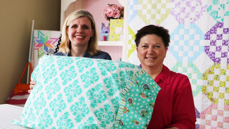 How to Make a Standard Pillowcase using Dilly Dally Pillowcase Pattern by Me & My Sister Designs