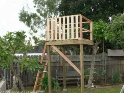 HOW TO MAKE A TREE HOUSE FOR YOUR BACK YARD
