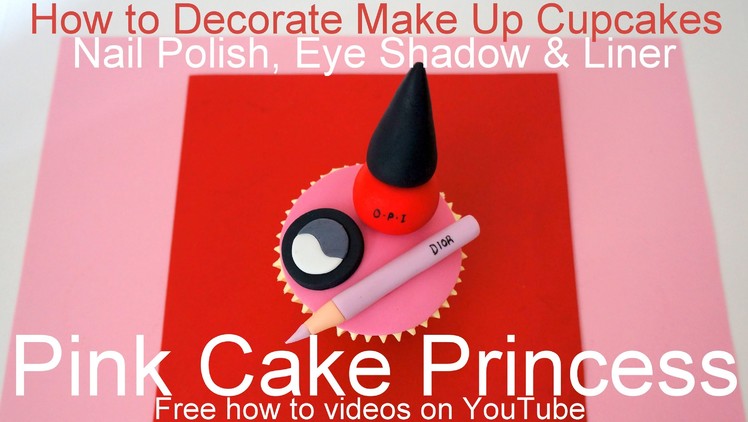 How to Make Edible Cosmetics Cupcakes (3)
