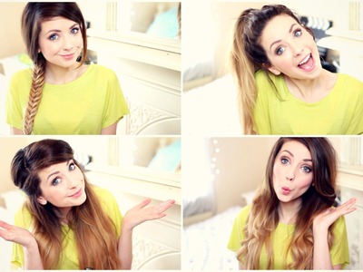 How To: My Quick and Easy Hairstyles | Zoella