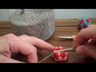 How to stitch a 32 Panel Footbag - hacky sack