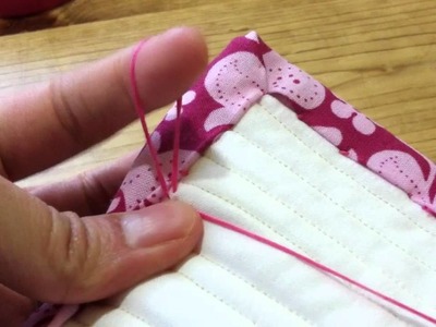 How to Tie Off a Blind Stitch