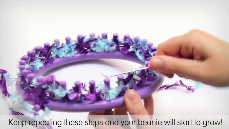 How to weave a beanie with the Threadz loom