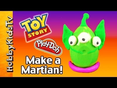 Make a Toy Story Martian! Sculpt Play-Doh Disney Surprise Egg by HobbyMom HobbyKidsTV