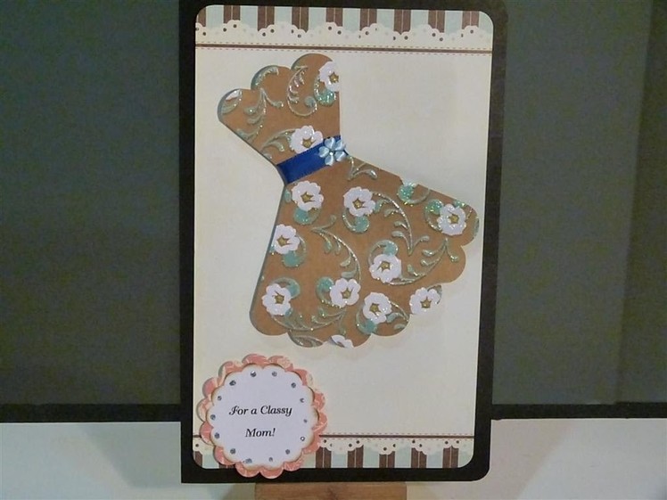 Mothers day card using Sizzix Eclips
