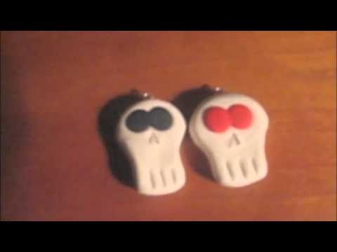 My Polymer Clay Skull Charms