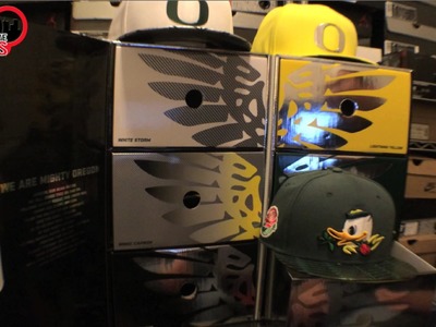 Nike Oregon Ducks Limited Edition Hat Box Collection Review 6 Snapbacks