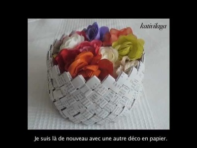 Paper Basket   Panier en papier