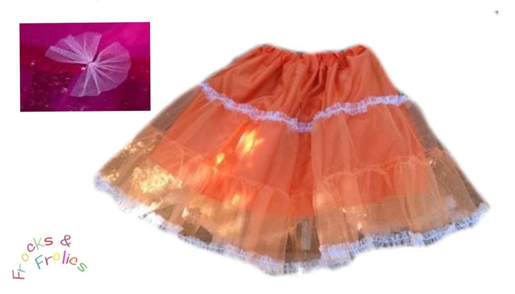 Petticoat (50's style) - How to - Easy Sewing