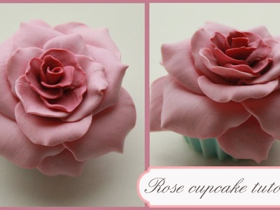 Polymer clay Rose Cupcake TUTORIAL | cupcakes project part 1