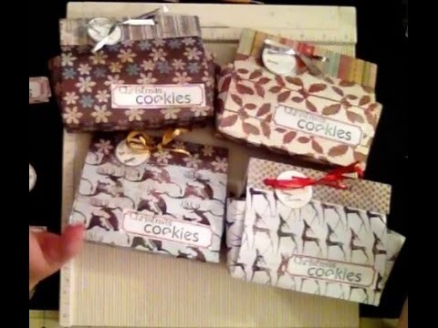 Quick and easy gift box made with 12 x 12 paper no cutting involved