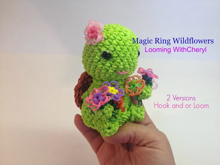 Rainbow Loom Magic Ring WildFLOWERS -- Looming WithCheryl