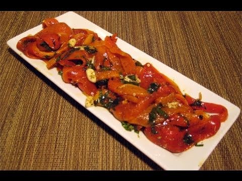 Roasted Peppers Recipe. How to Make Roasted Peppers - Laura Vitale "Laura In The Kitchen" Episode 8