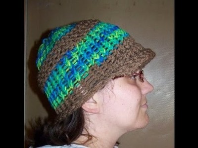 Simply Intertwined: Half Brim Hat with Decreasing