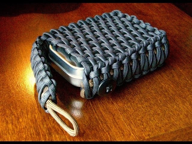 Survival Tin.Playing Card Paracord Pouch