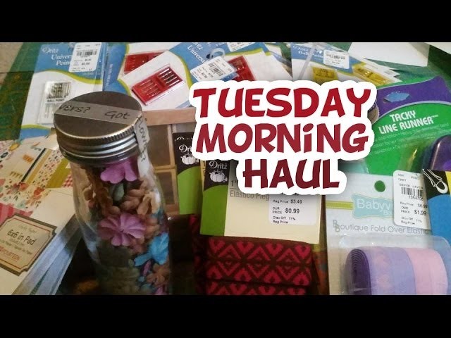 Tuesday Morning Supply Haul - Whitney Sews
