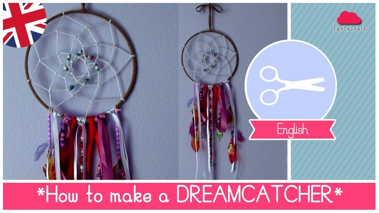 Tutorial How to make a DIY Dreamcatcher with recycled materials by Fantasvale