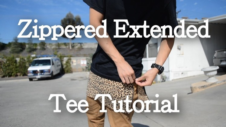 Zippered Extended Tee Tutorial